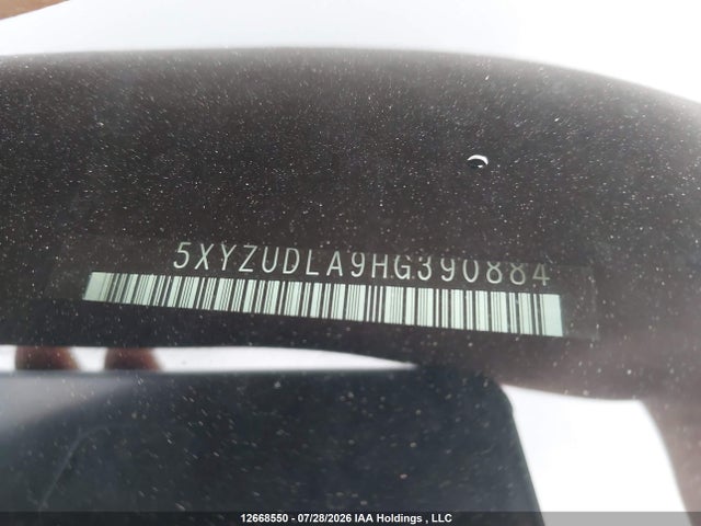 Aukcja sprzedaży 2017 Hyundai Santa Fe Sport, vin: 5XYZUDLA9HG390884, numer aukcji: 12668550