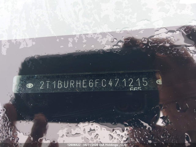 Aukcja sprzedaży 2015 Toyota Corolla S, vin: 2T1BURHE6FC471215, numer aukcji: 12606822