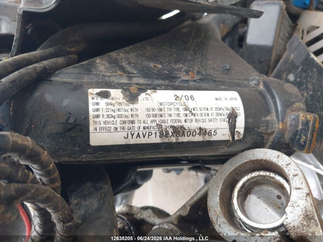 Продажа на аукционе авто 2006 Yamaha Xvz13 Ct, vin: JYAVP18EX6A004465, номер лота: 12638205