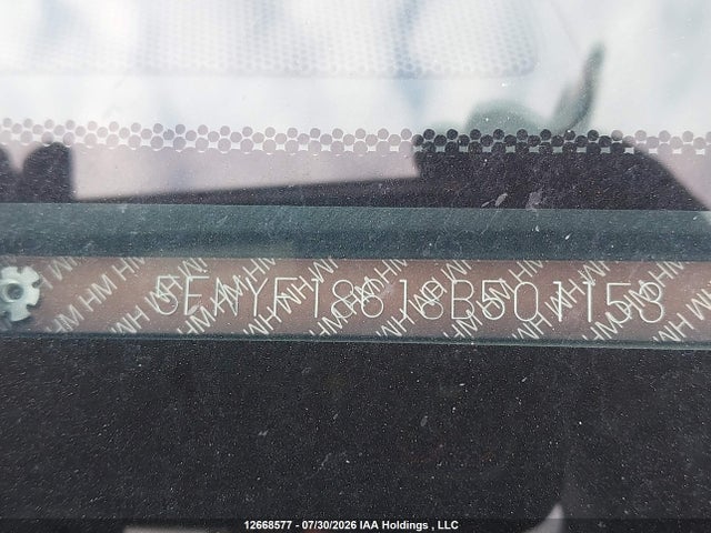 Aukcja sprzedaży 2008 Honda Pilot Exl, vin: 5FNYF18618B501153, numer aukcji: 12668577
