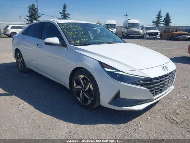 Продажа на аукционе авто 2021 Hyundai Elantra Ultimate Ivt With Tech Package, vin: KMHLN4AG2MU167374, номер лота: 12668583