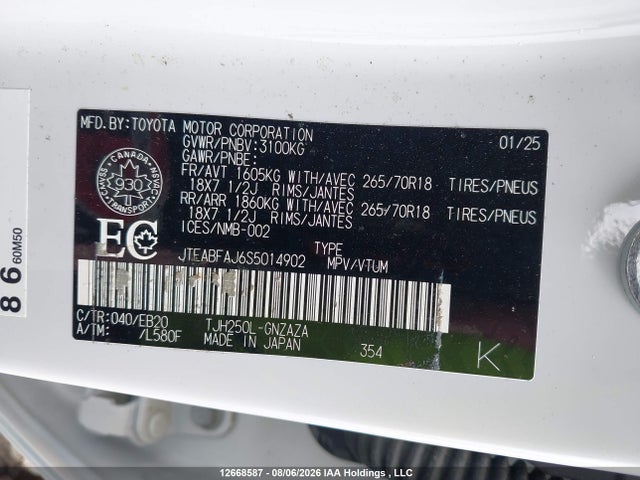 JTEABFAJ6S5014902 Toyota Land Cruiser 1958
