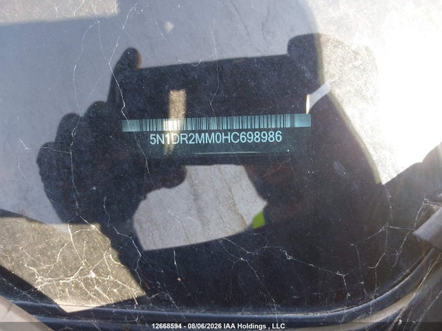 5N1DR2MM0HC698986 Nissan Pathfinder S/sv/sl/platinum