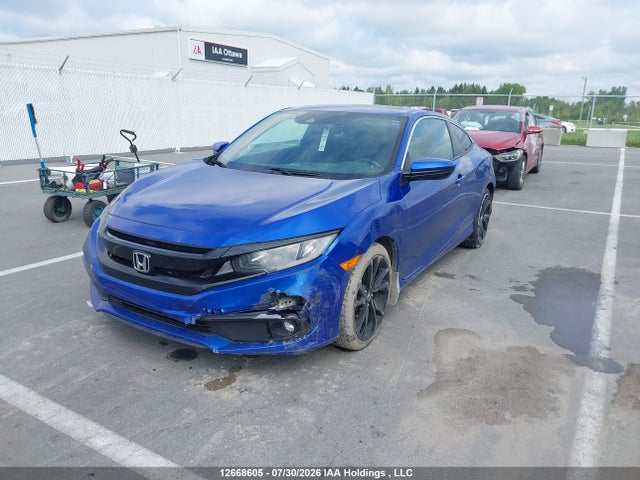 Honda Civic Sport 2019 2HGFC4A85KH401296 Image 2