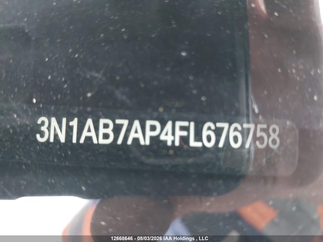 3N1AB7AP4FL676758 Nissan Sentra 1.8 S/1.8 Sl/1.8 Sr/1.8 Sv