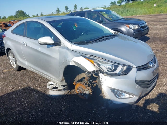 2014 Hyundai Elantra Coupe Gs/se მანქანა იყიდება აუქციონზე, vin: KMHDH6AH2EU027505, აუქციონის ნომერი: 12668675