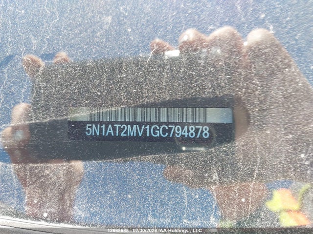 Продаж на аукціоні авто 2016 Nissan Rogue S/sl/sv, vin: 5N1AT2MV1GC794878, номер лоту: 12668685