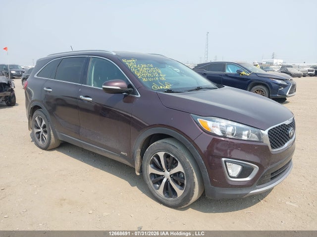12668691 :رقم المزاد ، 5XYPHDA15GG034008 vin ، 2016 Kia Sorento Ex مزاد بيع
