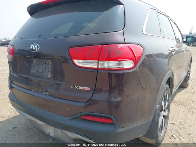 12668691 :رقم المزاد ، 5XYPHDA15GG034008 vin ، 2016 Kia Sorento Ex مزاد بيع