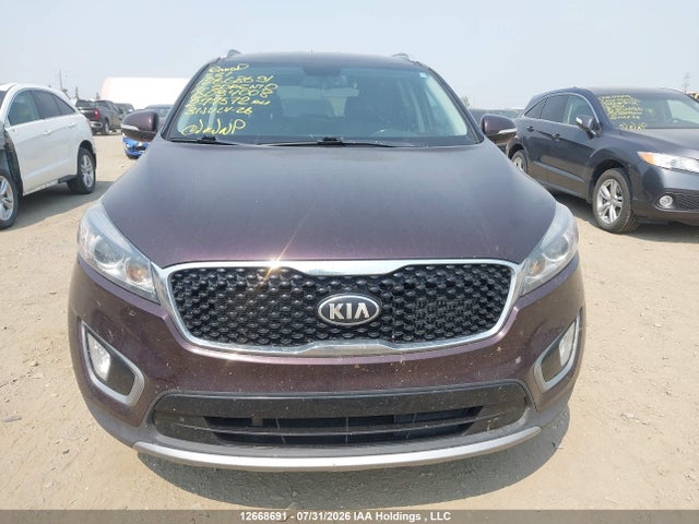 12668691 :رقم المزاد ، 5XYPHDA15GG034008 vin ، 2016 Kia Sorento Ex مزاد بيع