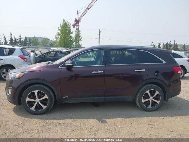12668691 :رقم المزاد ، 5XYPHDA15GG034008 vin ، 2016 Kia Sorento Ex مزاد بيع
