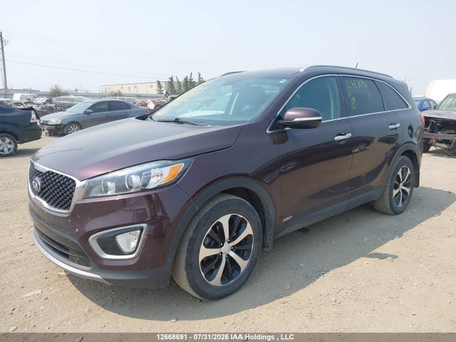 12668691 :رقم المزاد ، 5XYPHDA15GG034008 vin ، 2016 Kia Sorento Ex مزاد بيع