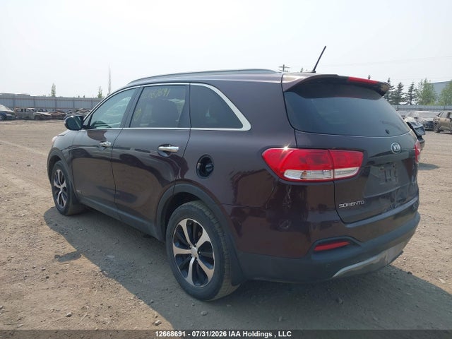 12668691 :رقم المزاد ، 5XYPHDA15GG034008 vin ، 2016 Kia Sorento Ex مزاد بيع