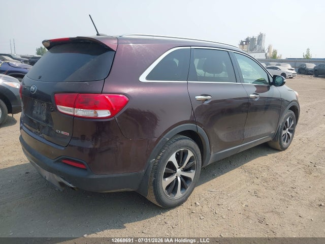 12668691 :رقم المزاد ، 5XYPHDA15GG034008 vin ، 2016 Kia Sorento Ex مزاد بيع