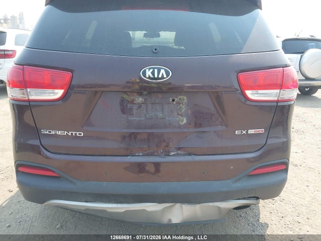 12668691 :رقم المزاد ، 5XYPHDA15GG034008 vin ، 2016 Kia Sorento Ex مزاد بيع