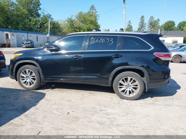 2016 Toyota Highlander Xle მანქანა იყიდება აუქციონზე, vin: 5TDJKRFH1GS501714, აუქციონის ნომერი: 12668693