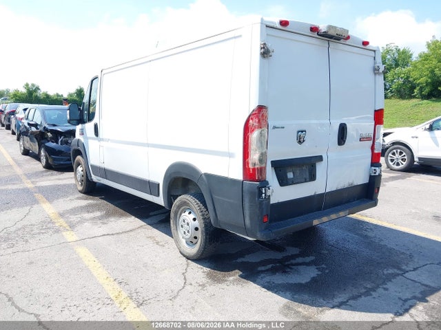 12668702 :رقم المزاد ، 3C6TRVAG9LE127523 vin ، 2020 Ram Promaster 1500 Low Roof 136 In. Wb مزاد بيع