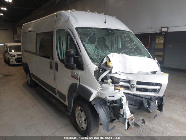 12668735 :رقم المزاد ، 3C6TRVDG5FE515834 vin ، 2015 Ram Promaster 2500 2500 High مزاد بيع