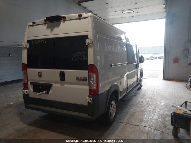 12668735 :رقم المزاد ، 3C6TRVDG5FE515834 vin ، 2015 Ram Promaster 2500 2500 High مزاد بيع