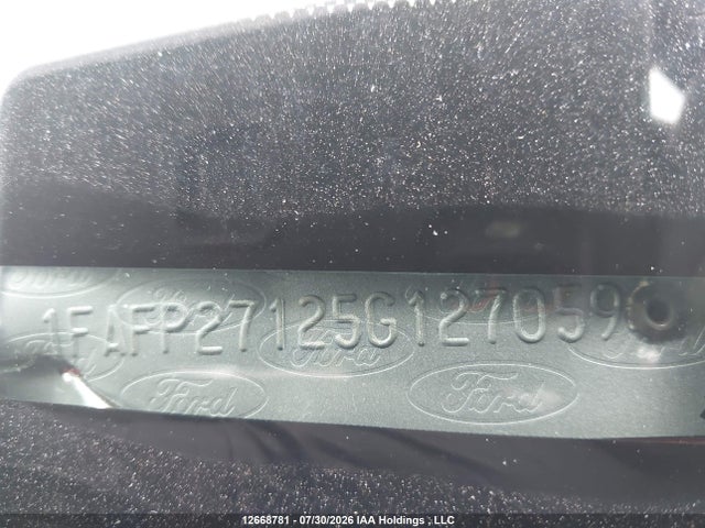 Продаж на аукціоні авто 2005 Ford Five Hundred Sel, vin: 1FAFP27125G127059, номер лоту: 12668781
