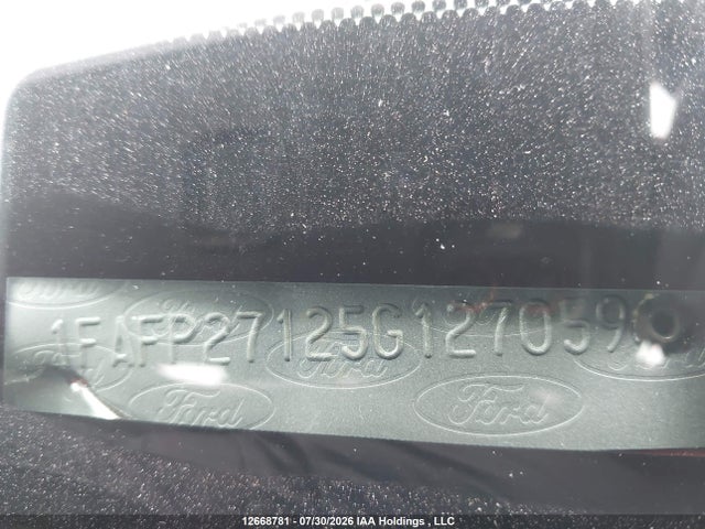 Продаж на аукціоні авто 2005 Ford Five Hundred Sel, vin: 1FAFP27125G127059, номер лоту: 12668781