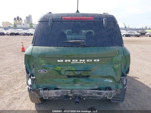 Продажа на аукционе авто 2025 Ford Bronco Sport Badlands, vin: 3FMCR9DA2SRF32438, номер лота: 12665561