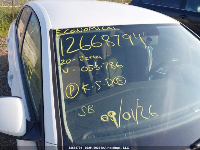 12668794 :رقم المزاد ، 3VWCB7BUXLM053786 vin ، 2020 Volkswagen Jetta Comfortline مزاد بيع
