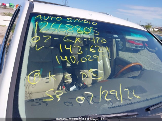 Aukcja sprzedaży 2007 Lexus Gx 470 470, vin: JTJBT20X570143624, numer aukcji: 12668805