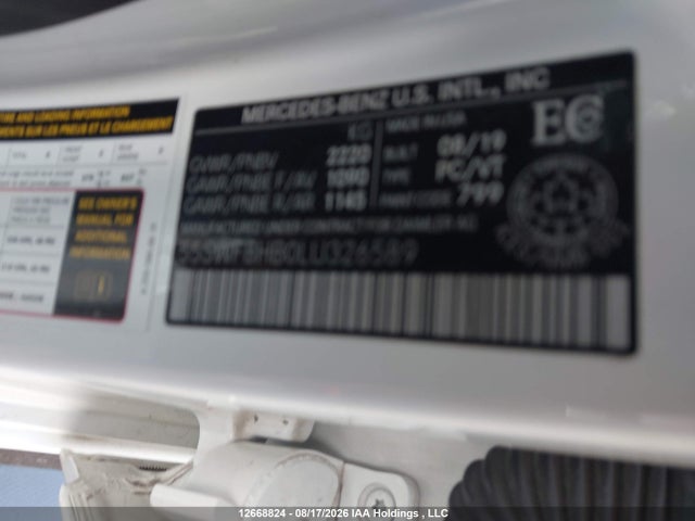 Продажа на аукционе авто 2020 Mercedes-benz Amg C 63 S, vin: 55SWF8HB0LU326589, номер лота: 12668824