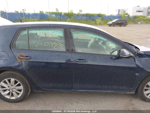Продаж на аукціоні авто 2017 Volkswagen Golf 1.8 Tsi Comfortline/1.8 Tsi Highline/1.8 Tsi Trendline, vin: 3VW217AU4HM014277, номер лоту: 12655643