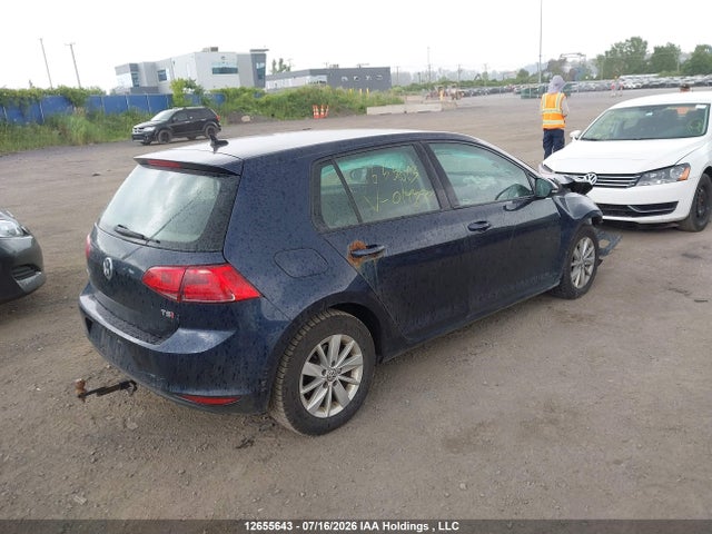 Продаж на аукціоні авто 2017 Volkswagen Golf 1.8 Tsi Comfortline/1.8 Tsi Highline/1.8 Tsi Trendline, vin: 3VW217AU4HM014277, номер лоту: 12655643