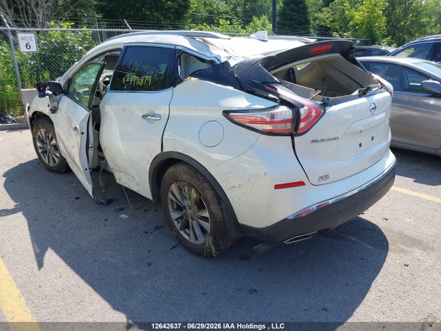 12642637 :رقم المزاد ، 5N1AZ2MHXJN172879 vin ، 2018 Nissan Murano Midnight Edition/platinum/sl/sv مزاد بيع