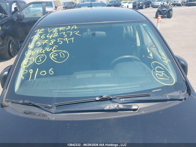 12642332 :رقم المزاد ، 3N1BC1CP6CL378591 vin ، 2012 Nissan Versa 1.8 S مزاد بيع