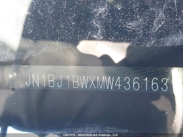 Продажа на аукционе авто 2021 Nissan Qashqai S/sl/sv, vin: JN1BJ1BWXMW436163, номер лота: 12627070
