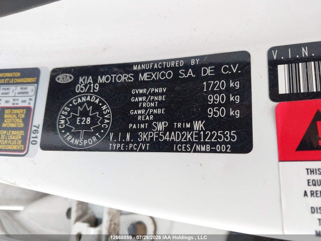 KIA FORTE EX 2019 3KPF54AD2KE122535 Image 19