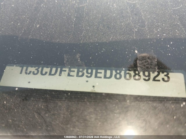 12668863 :رقم المزاد ، 1C3CDFEB9ED868923 vin ، 2014 Dodge Dart Gt مزاد بيع