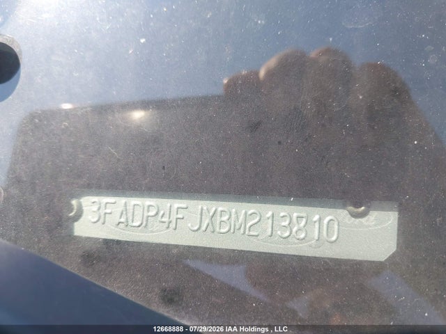 Продажа на аукционе авто 2011 Ford Fiesta Ses, vin: 3FADP4FJXBM213810, номер лота: 12668888