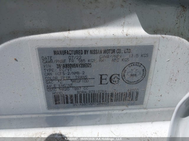 Nissan Sentra Sr/sr Midnight Edition 2022 3N1AB8DV6NY286925 Image 20