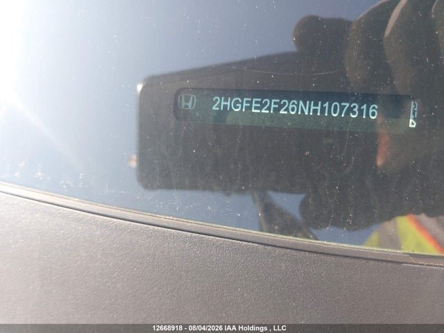 Honda Civic 2022 2HGFE2F26NH107316 Image 19