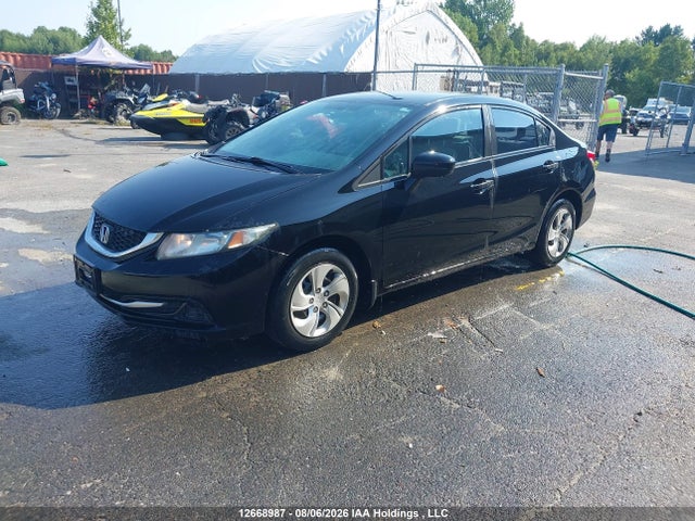 Honda Civic Lx 2014 2HGFB2F49EH028460 Image 2