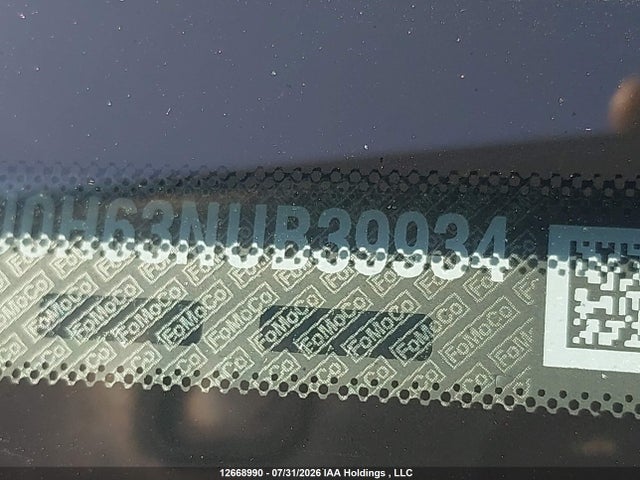 12668990 :رقم المزاد ، 1FMCU0H63NUB39934 vin ، 2022 Ford Escape Sel مزاد بيع