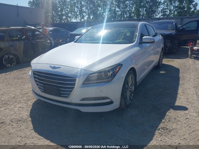 2015 Hyundai Genesis მანქანა იყიდება აუქციონზე, vin: KMHGN4JF0FU017551, აუქციონის ნომერი: 12669008