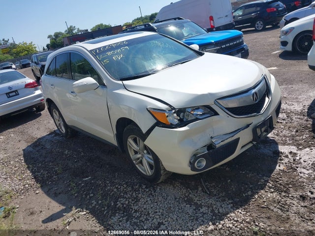 2015 Acura Rdx Tech Package მანქანა იყიდება აუქციონზე, vin: 5J8TB4H52FL804159, აუქციონის ნომერი: 12669056