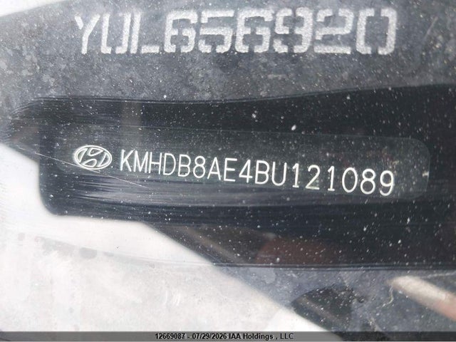 2011 Hyundai Elantra Touring Gl მანქანა იყიდება აუქციონზე, vin: KMHDB8AE4BU121089, აუქციონის ნომერი: 12669087