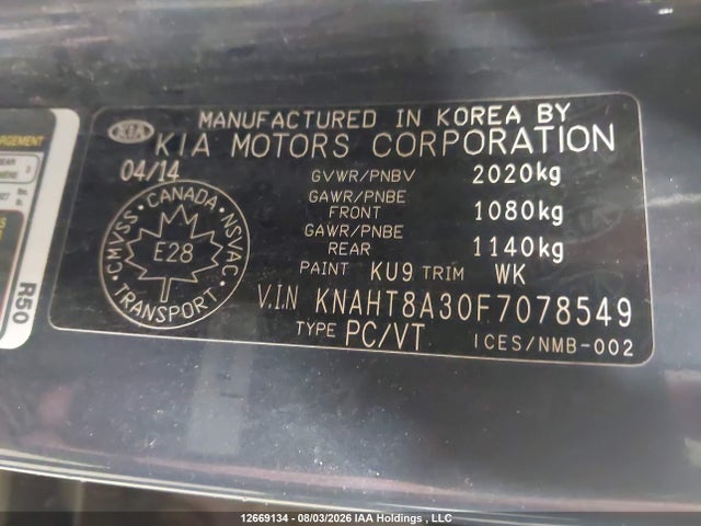KIA Rondo 2015 KNAHT8A30F7078549 Image 19
