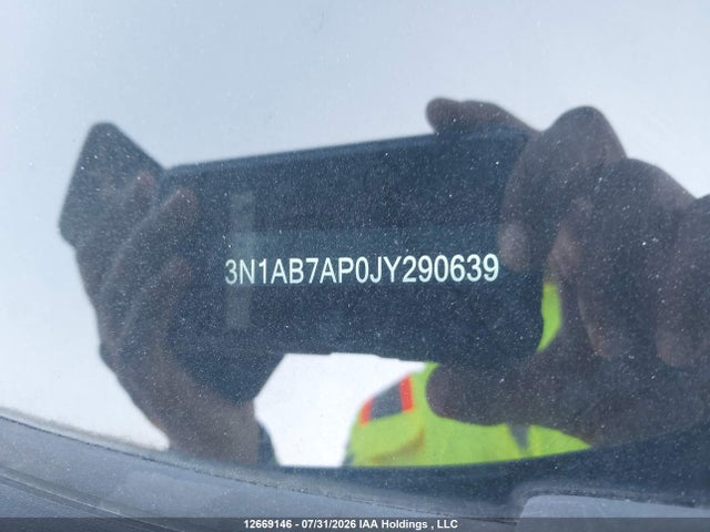 12669146 :رقم المزاد ، 3N1AB7AP0JY290639 vin ، 2018 Nissan Sentra S/sv/sr/sl مزاد بيع