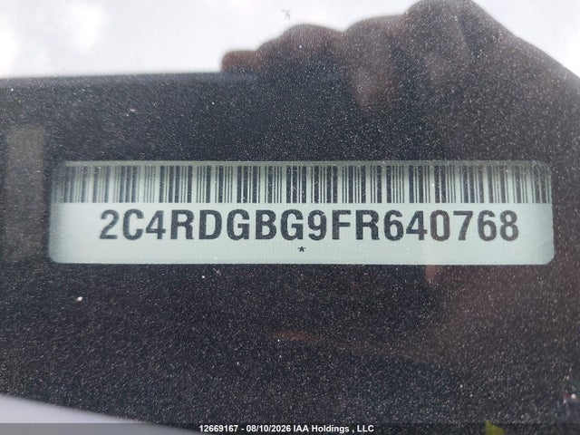 Продажа на аукционе авто 2015 Dodge Grand Caravan Se/sxt, vin: 2C4RDGBG9FR640768, номер лота: 12669167