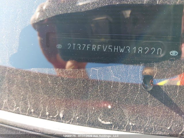 2T3ZFREV5HW318220 Toyota RAV4 LE