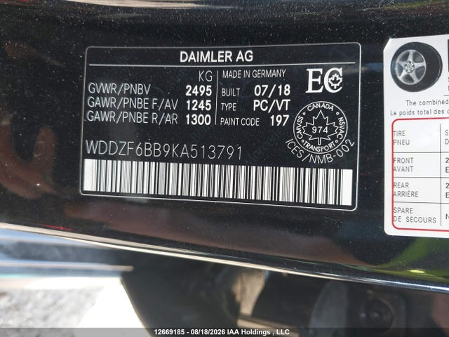 Mercedes-Benz Amg E 53 4matic 2019 WDDZF6BB9KA513791 Image 19