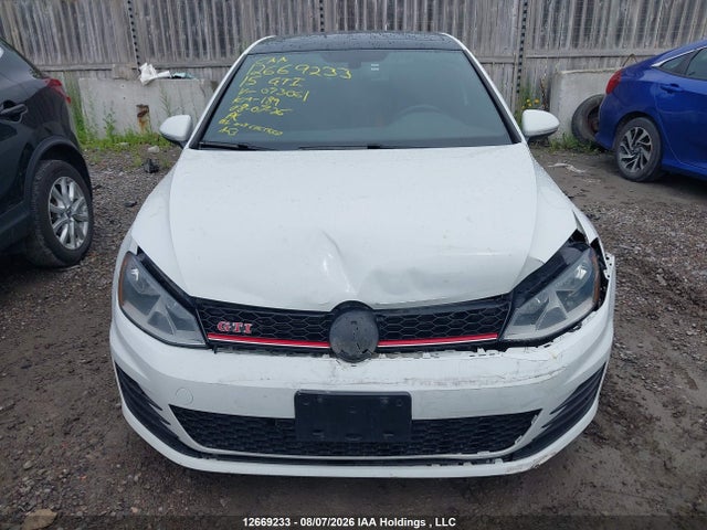 Продажа на аукционе авто 2015 Volkswagen Gti, vin: 3VWTT7AU7FM073061, номер лота: 12669233